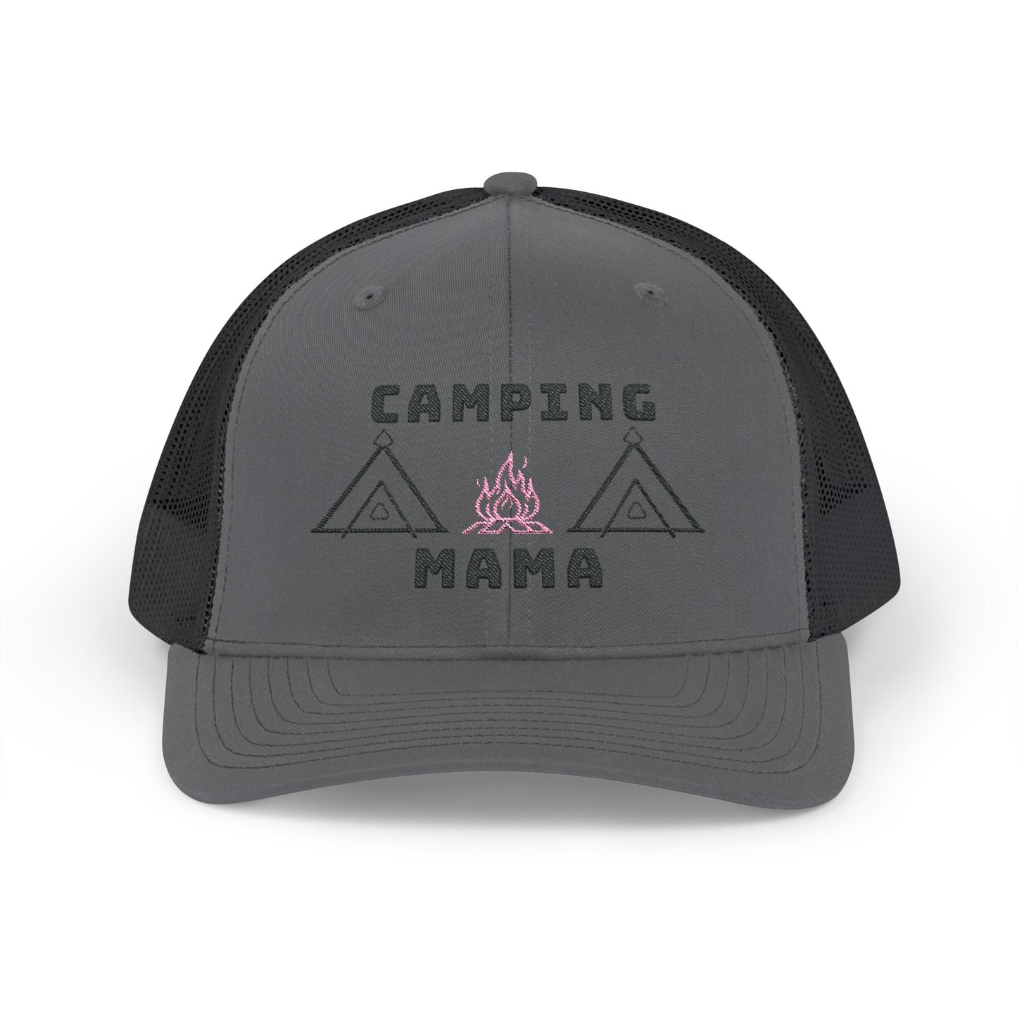 Camping Mama Snapback Embroidery Hat, Camping Gifts, Hiking Lovers Gifts, Van Life Lovers, Women's Hat, Mom Hat, Girlfriend Hat