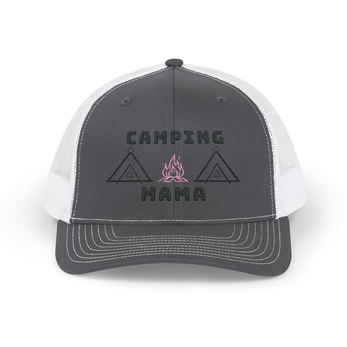 Camping Mama Snapback Embroidery Hat, Camping Gifts, Hiking Lovers Gifts, Van Life Lovers, Women's Hat, Mom Hat, Girlfriend Hat