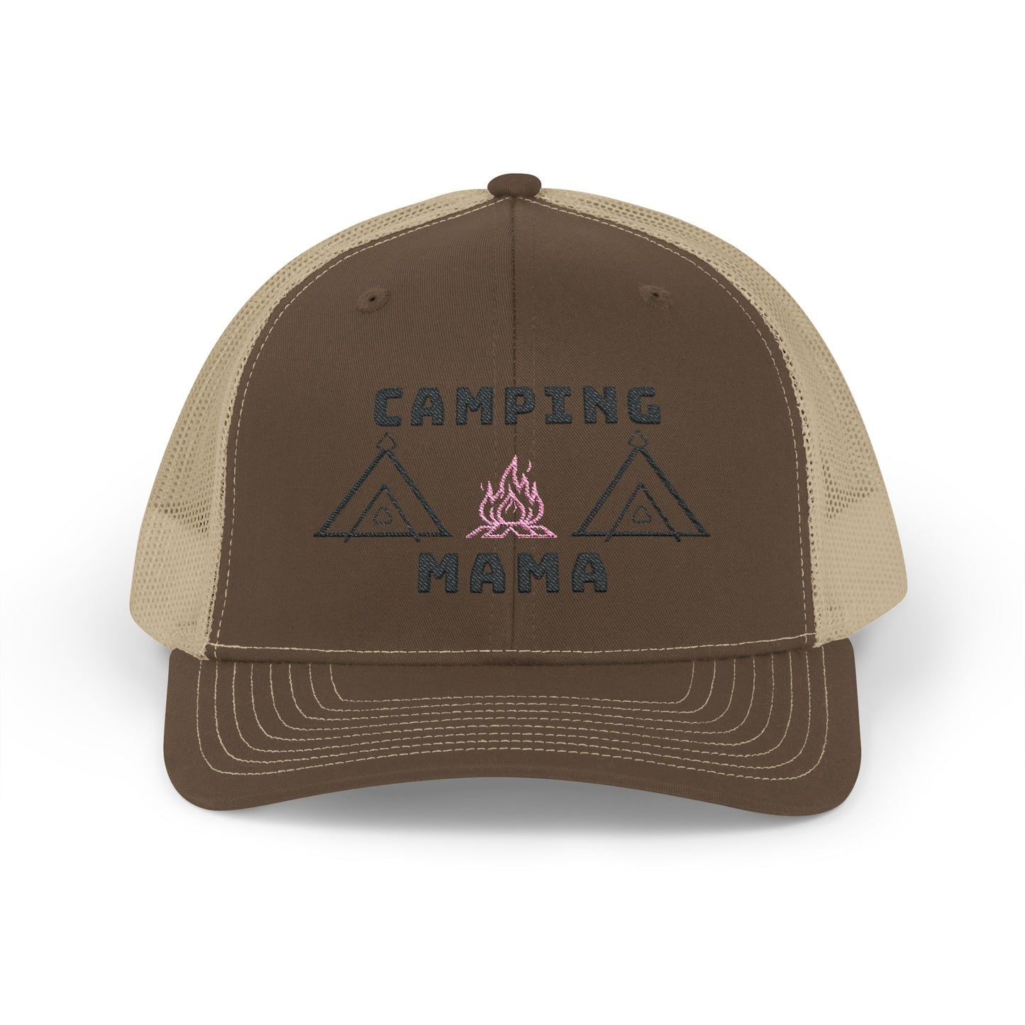 Camping Mama Snapback Embroidery Hat, Camping Gifts, Hiking Lovers Gifts, Van Life Lovers, Women's Hat, Mom Hat, Girlfriend Hat