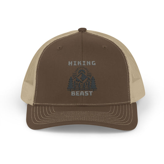 Hiking Beast Snapback Embroidery Hat, Camping Gifts, Hiking Lovers Gifts, Van Life Lovers, Men's Hat, Dad Hat, Boyfriend Hat