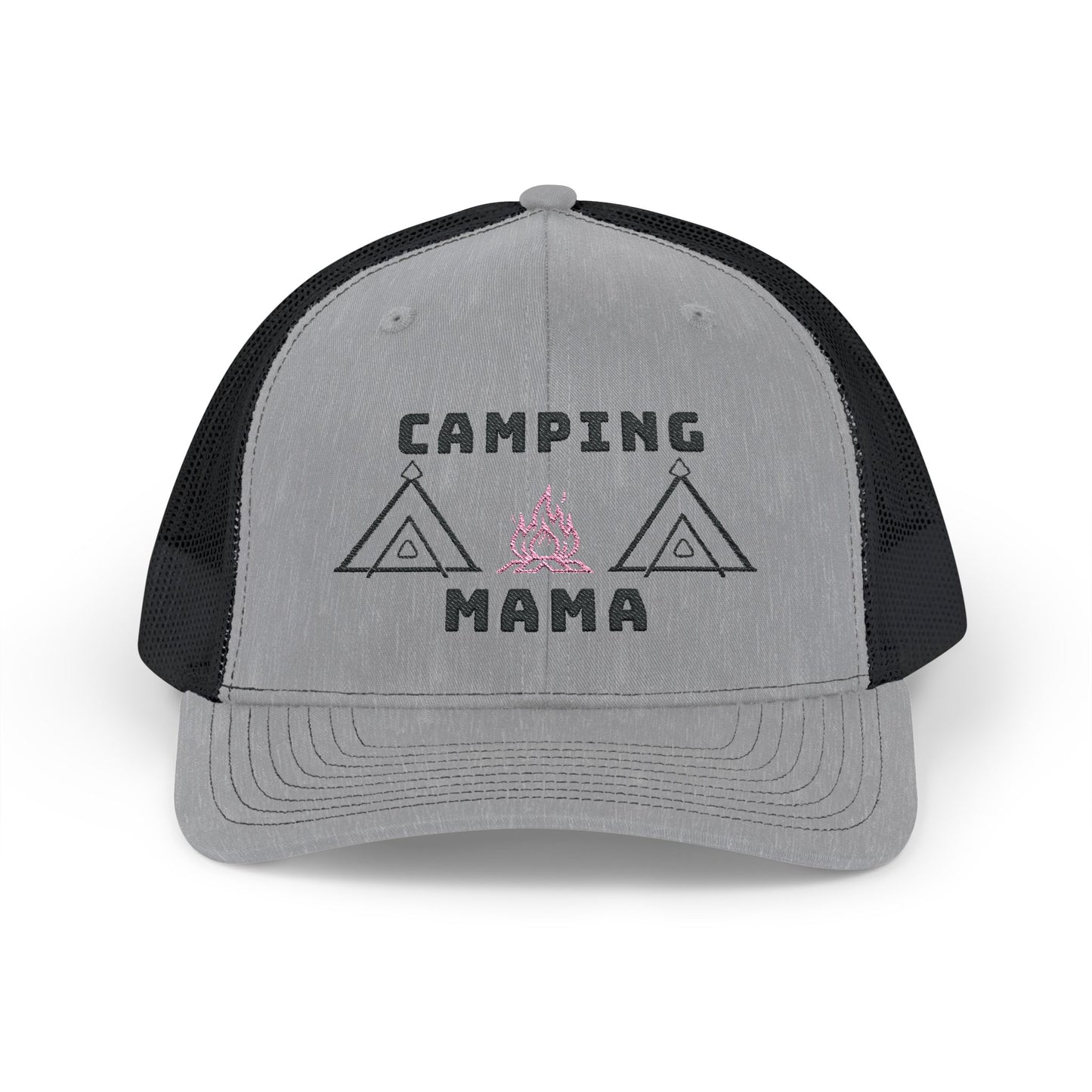 Camping Mama Snapback Embroidery Hat, Camping Gifts, Hiking Lovers Gifts, Van Life Lovers, Women's Hat, Mom Hat, Girlfriend Hat