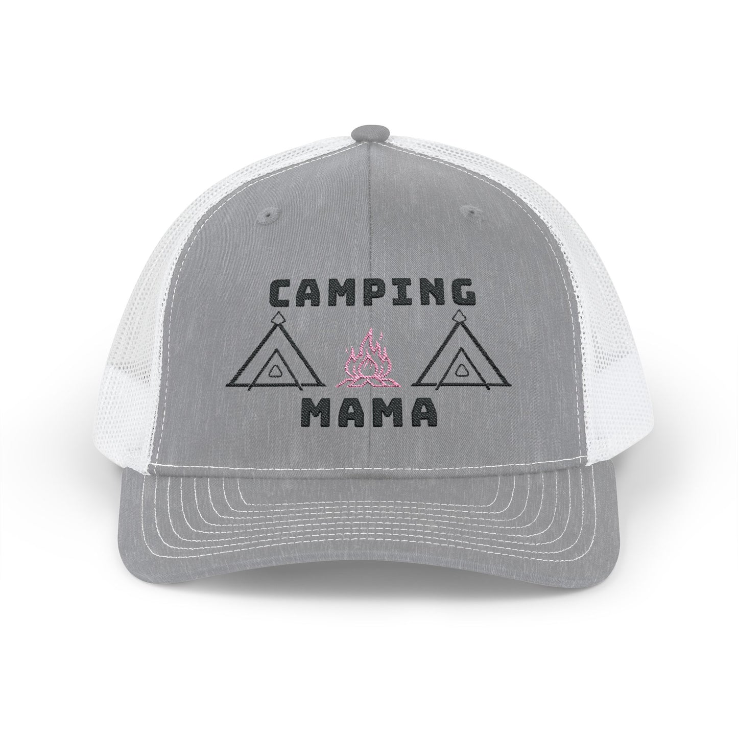 Camping Mama Snapback Embroidery Hat, Camping Gifts, Hiking Lovers Gifts, Van Life Lovers, Women's Hat, Mom Hat, Girlfriend Hat