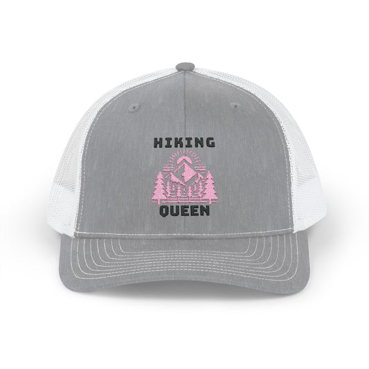 Hiking Queen Snapback Embroidery Hat, Camping Gifts, Hiking Lovers Gifts, Van Life Lovers, Women's Hat, Mom Hat, Girlfriend Hat